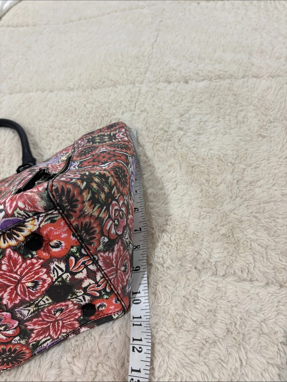 Rebecca Minnkoff Leather Floral Tote Bag